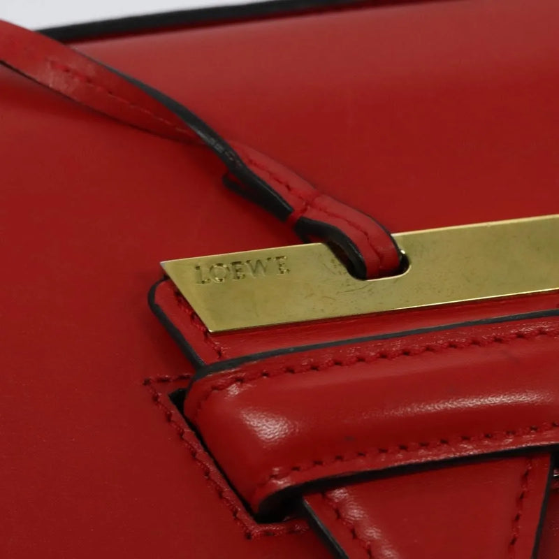 Loewe Barcelona Leather Red Bag