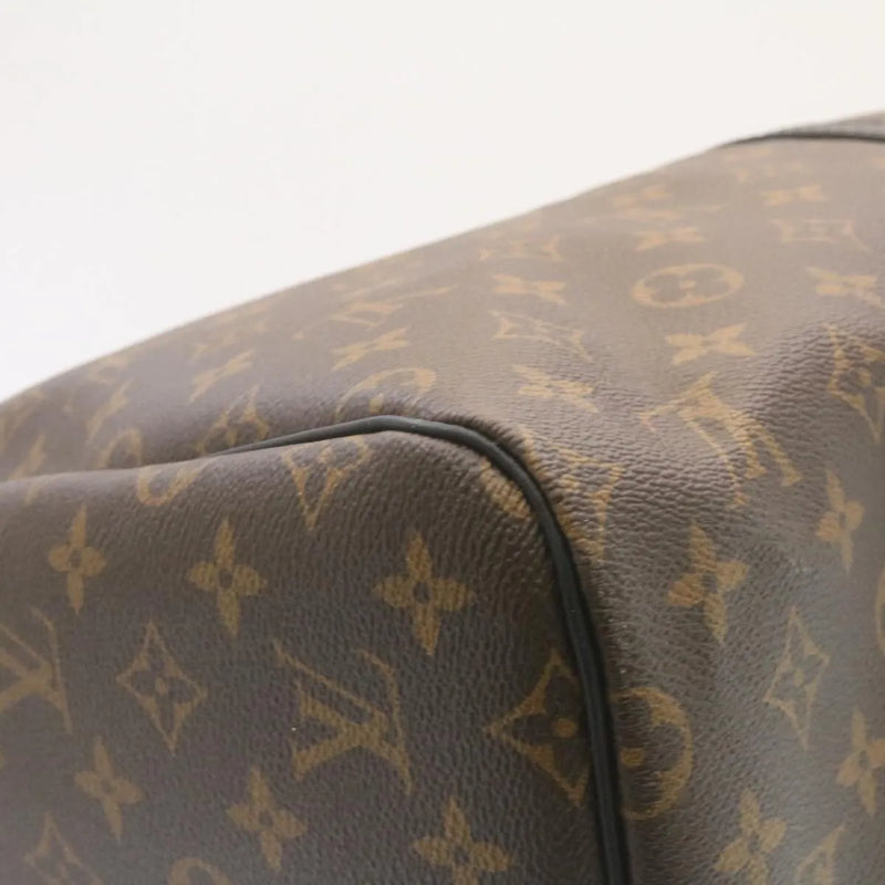 Louis Vuitton Keepall Bandouliere Monogram Canvas Brown Bag