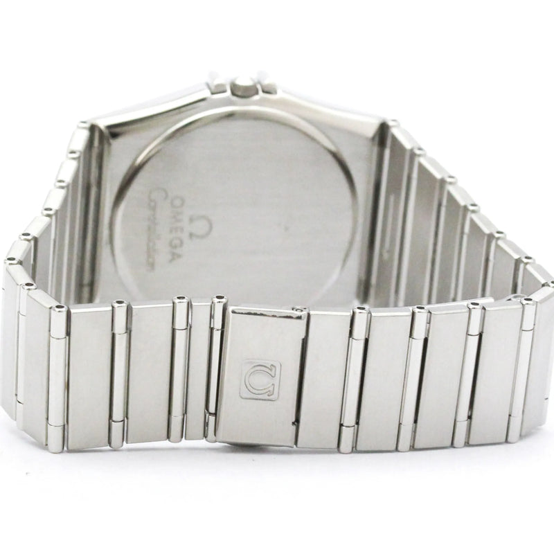 Omega Constellation Day Date Quartz Stainless Steel Watch