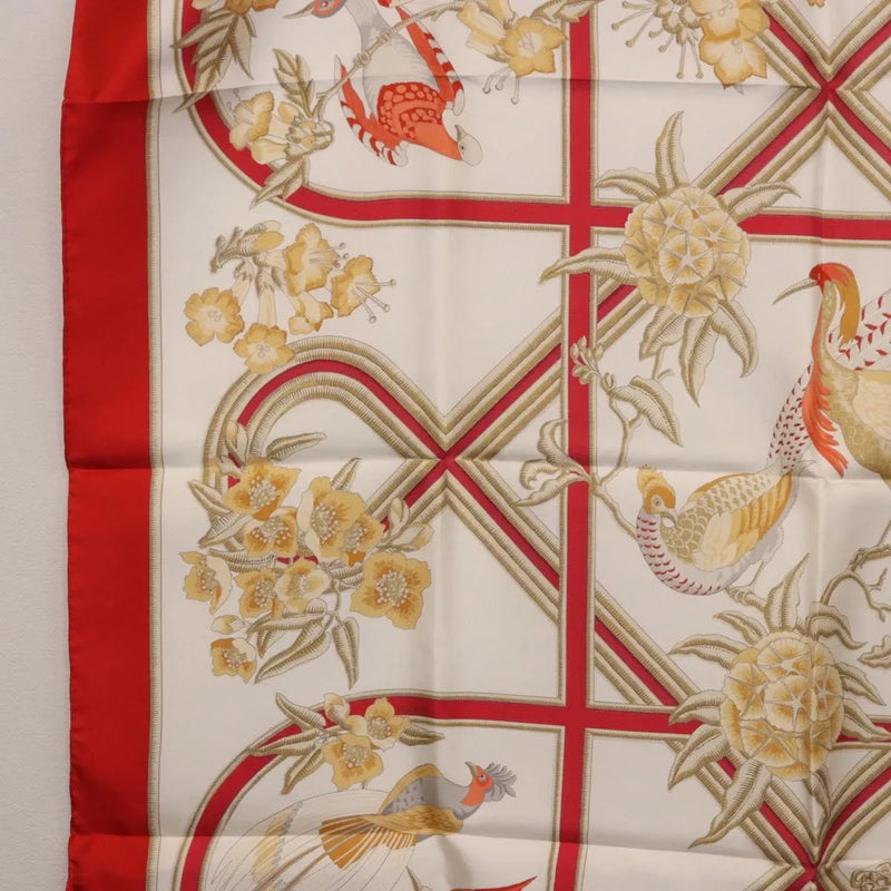 Hermes Carré 90 Silk Multicolor Red Accessory