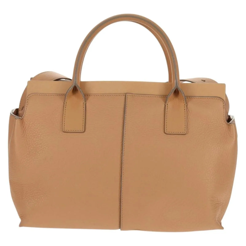 Chloe Cate Satchel Leather Beige Bag