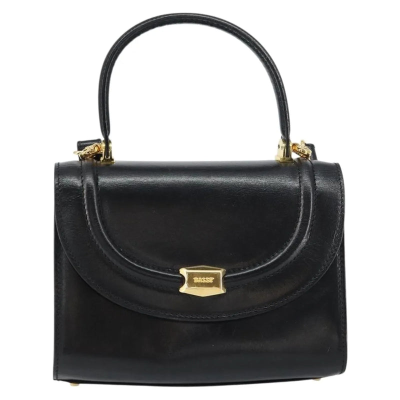Bally Vintage Leather Black Bag
