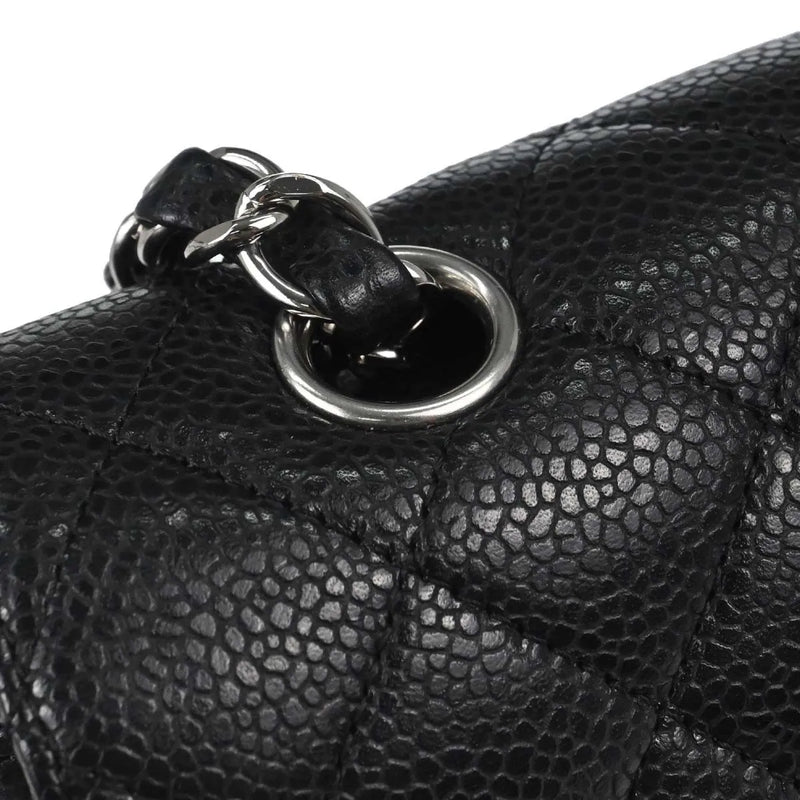 Chanel Timeless - Classic Double Flap Quilted Caviar Black Calfskin Bag