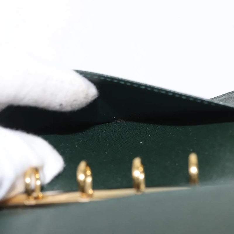 Louis Vuitton Agenda Cover Taiga Leather Green Accessory