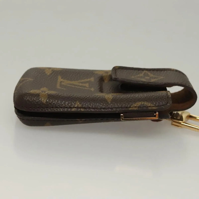 Louis Vuitton Etui Phone Case Monogram Canvas Brown Bag