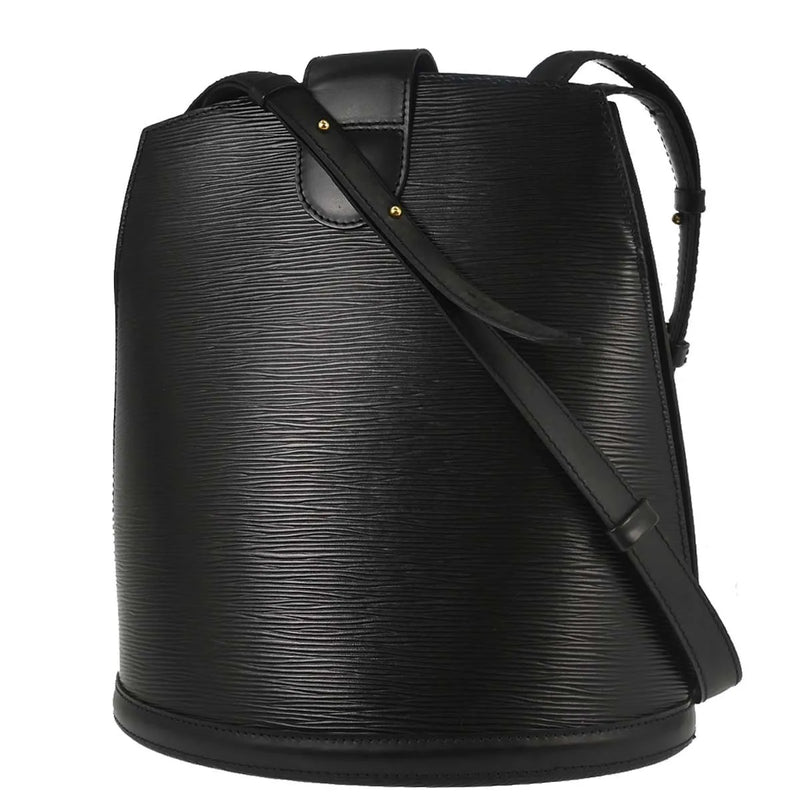 Louis Vuitton Cluny Leather Black Bag