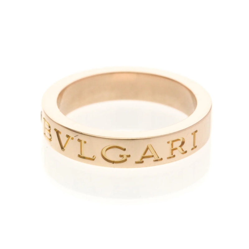 Bvlgari Band 18k Rose Gold With Diamond Pink_gold Jewelry