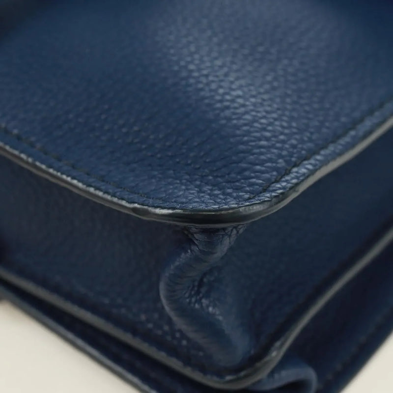 Chloe Aby Day Leather Blue Bag