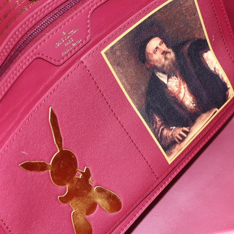 Louis Vuitton Neverfull Nm Tote Limited Edition Jeff Koons Titian Print Canvas Multicolour Bag