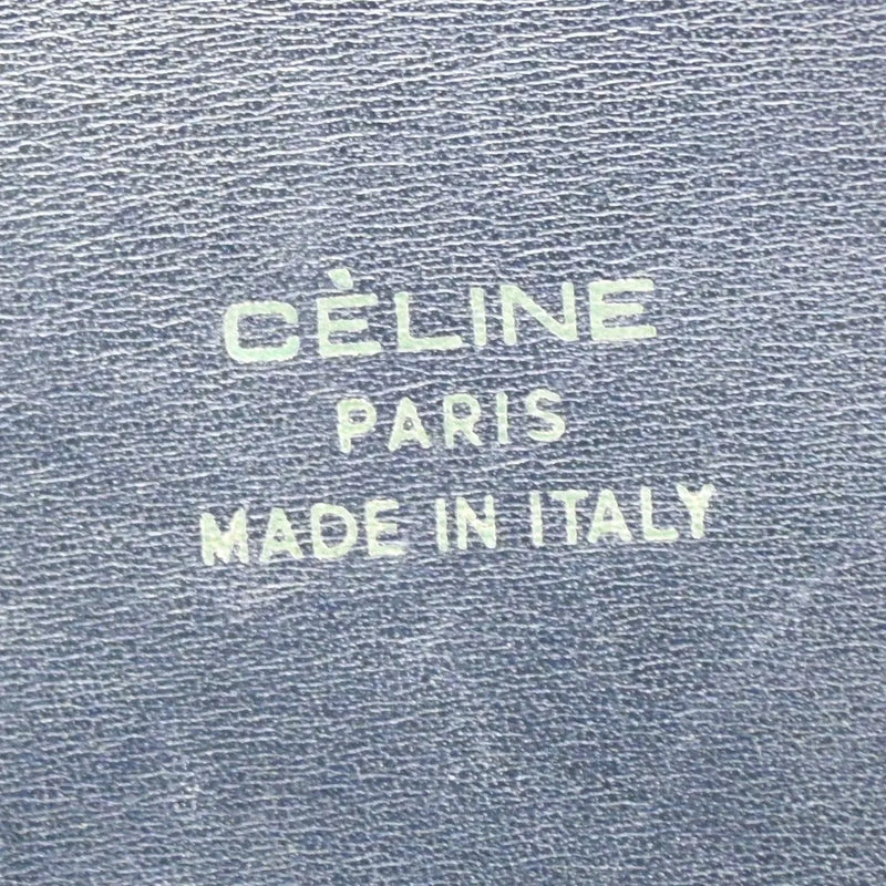 Celine Horse Carriage Canvas And Leather Navy Bag