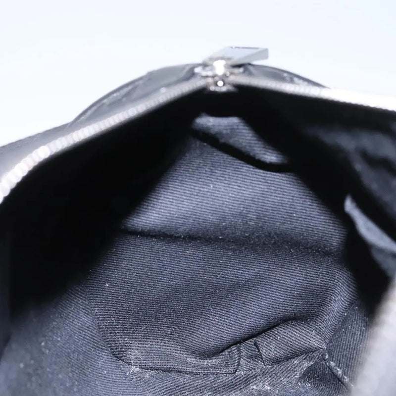 Versace La Greca Leather Black Bag