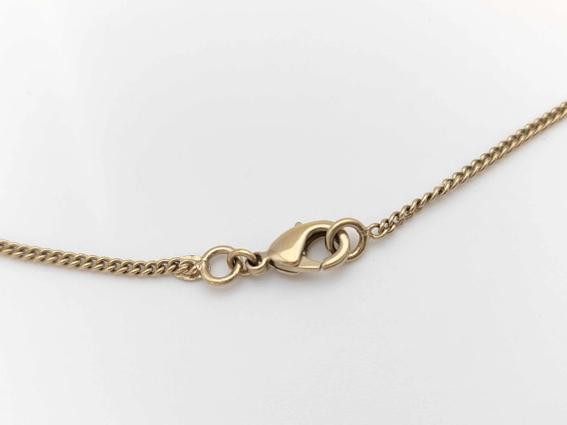 Chanel Barrettes Logo Plated Gold Gold_plated Jewelry