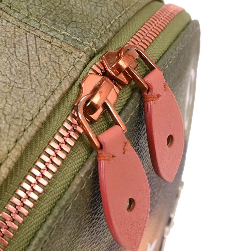 Louis Vuitton Palm Springs Limited Edition Jeff Koons Da Vinci Print Canvas Multicolour Bag