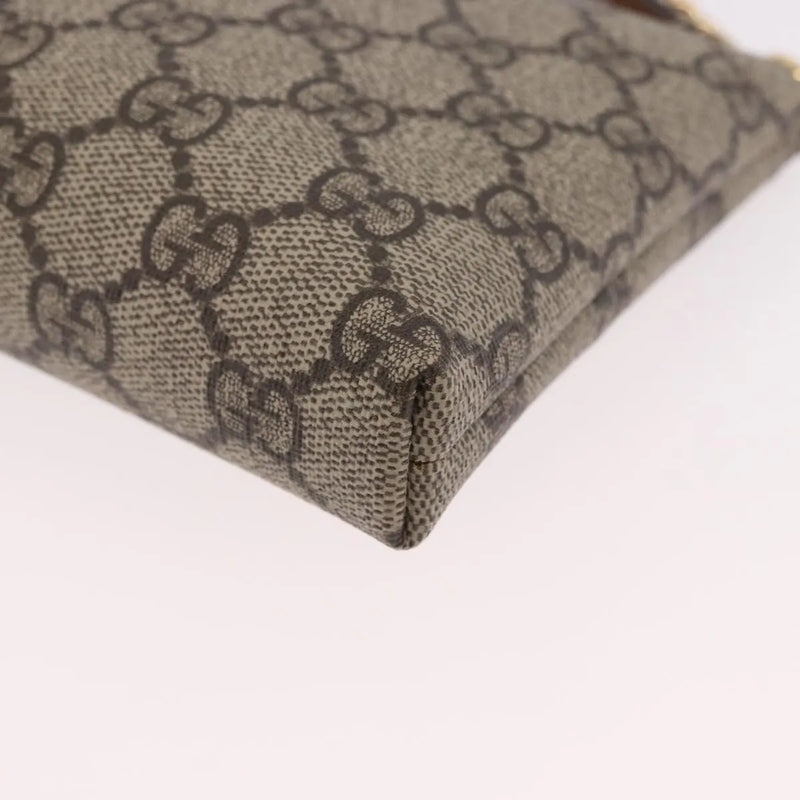 Gucci Pochette Gg Canvas Beige Pvc Bag