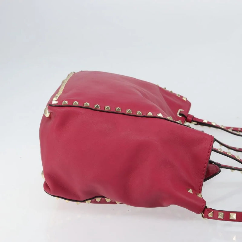 Valentino Garavani Rockstud Tote Soft Leather Pink Bag
