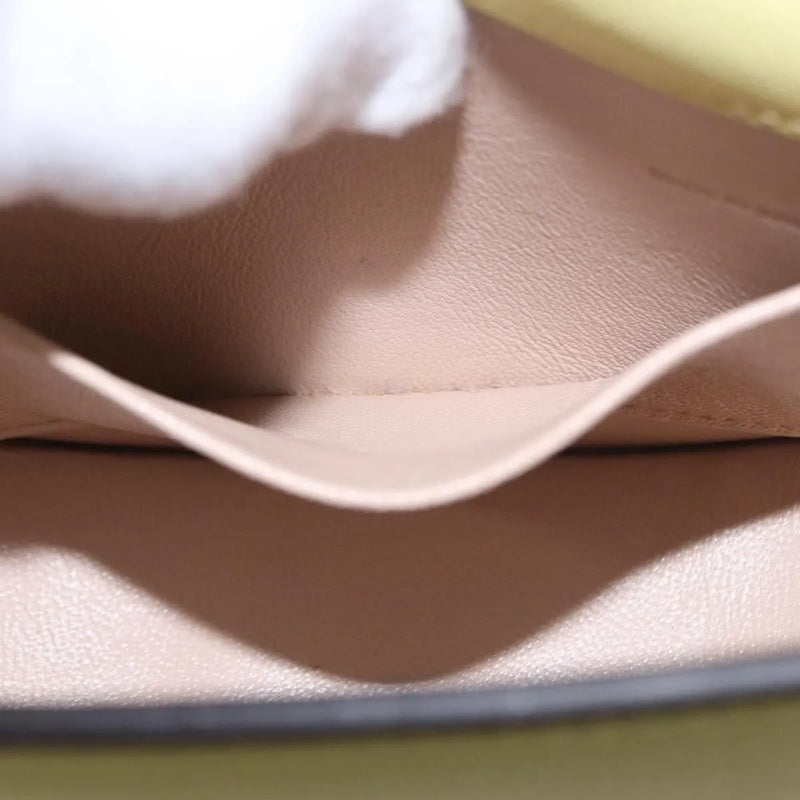 Chloe Nile Leather Yellow Bag