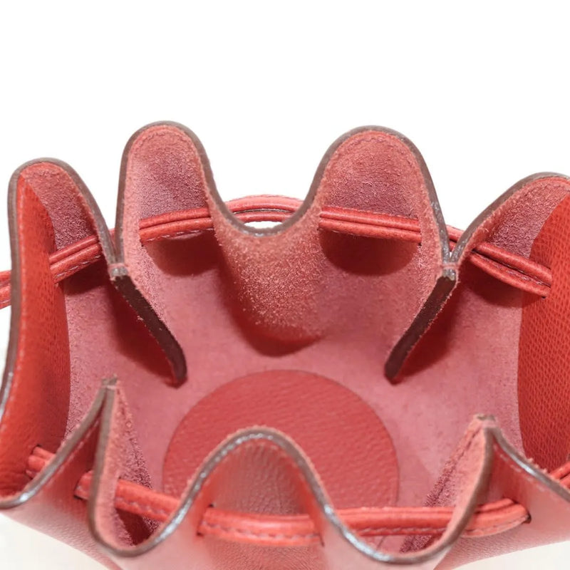 Hermes Vespa Leather Red Bag
