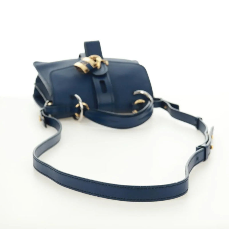 Chloe Aby Day Leather Blue Bag