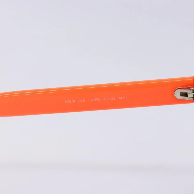 Gucci Eyewear Sunglasses Orange Plastic Accessory