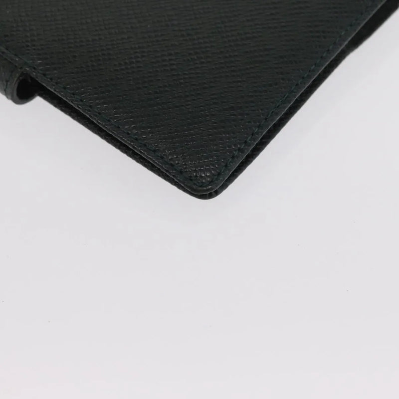 Louis Vuitton Agenda Cover Taiga Leather Green Accessory