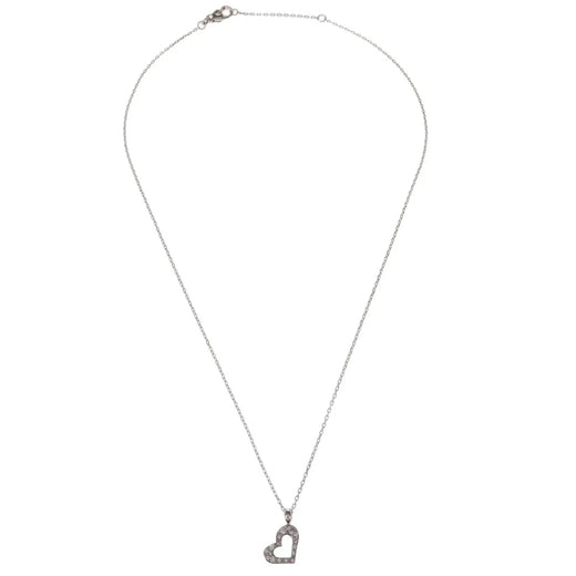 Piaget Limelight Hearts Pendant 18k White Gold With Pave Diamonds Silver White_gold Jewelry