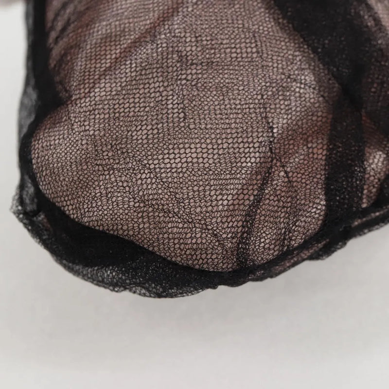 Chanel Drawstring Bucket Chevron Patchwork Canvas Pink Nylon Bag