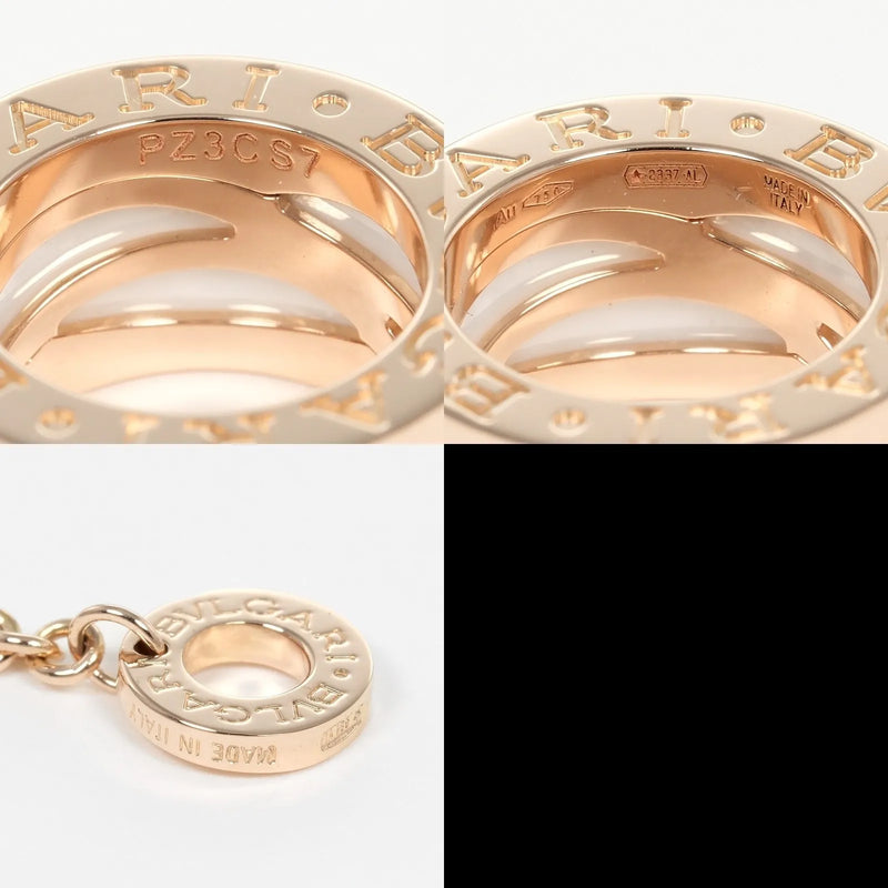 Bvlgari B.zero1 Design Legend Zaha Hadid Pendant 18k Rose Gold With Ceramic Rose_gold Jewelry