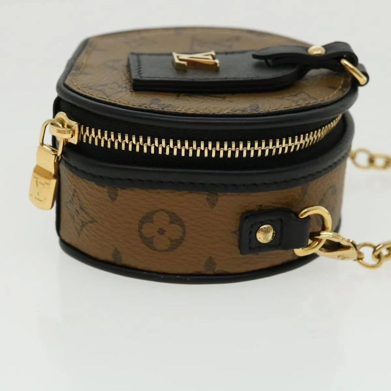 Louis Vuitton Boite Chapeau Souple Reverse Monogram Giant Brown Canvas Bag