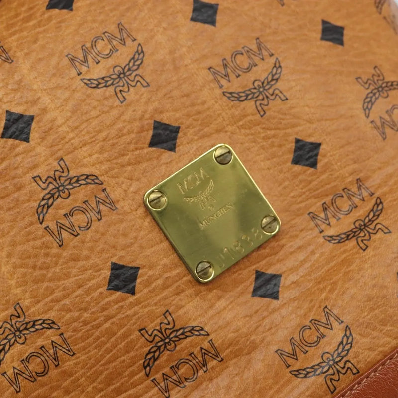 Mcm Visetos Pvc Brown Bag