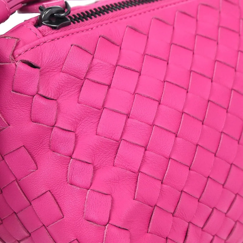 Bottega Veneta Intrecciato Leather Pink Bag