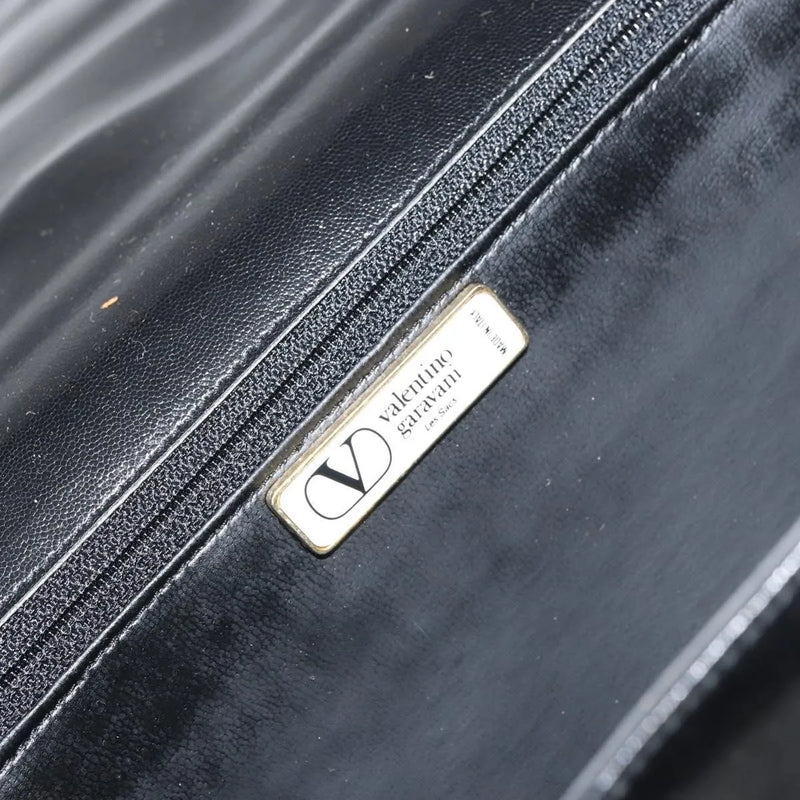 Valentino Garavani Bow Leather Black Bag