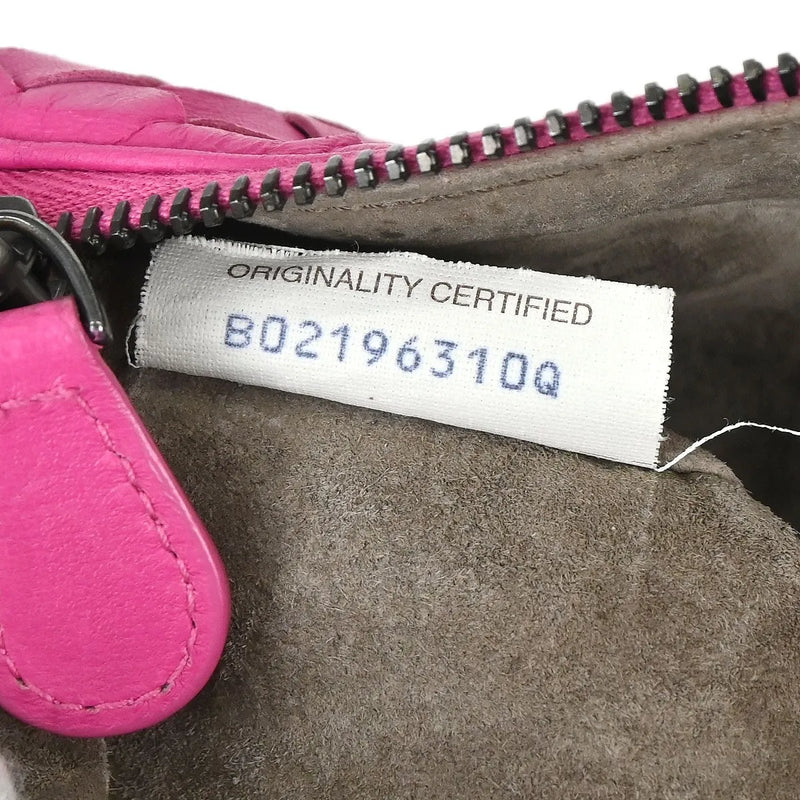 Bottega Veneta Intrecciato Leather Pink Bag
