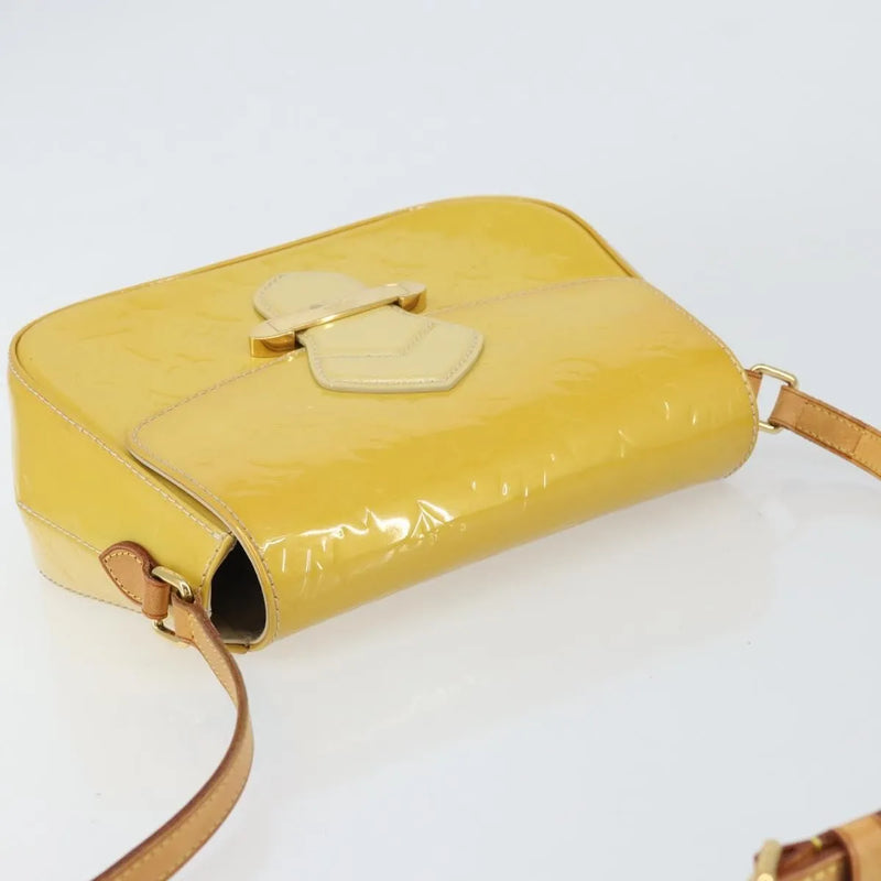 Louis Vuitton Bellflower Monogram Vernis Brown Patent_leather Bag