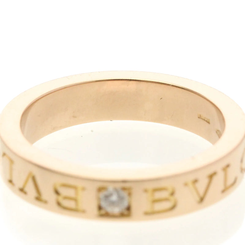 Bvlgari Band 18k Rose Gold With Diamond Pink_gold Jewelry