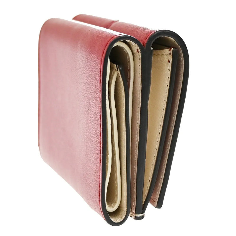Fendi Peekaboo Leather Red Accessory