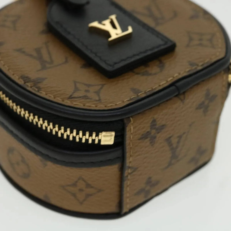 Louis Vuitton Boite Chapeau Souple Reverse Monogram Giant Brown Canvas Bag