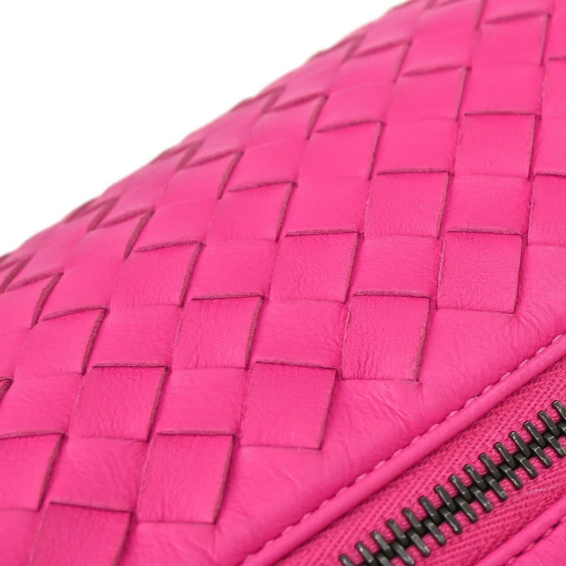 Bottega Veneta Intrecciato Leather Pink Bag