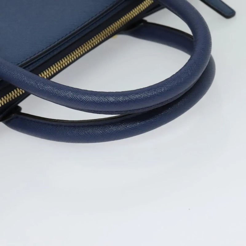 Mcm Vintage Leather Blue Bag