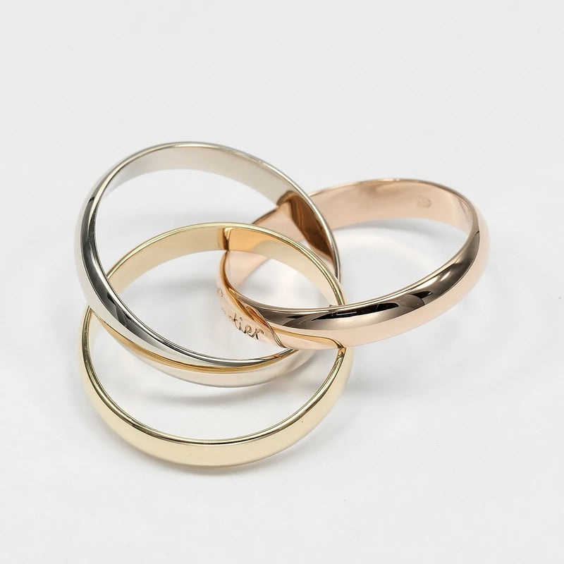 Cartier Trinity 18k Tricolor Gold Yellow_gold Jewelry