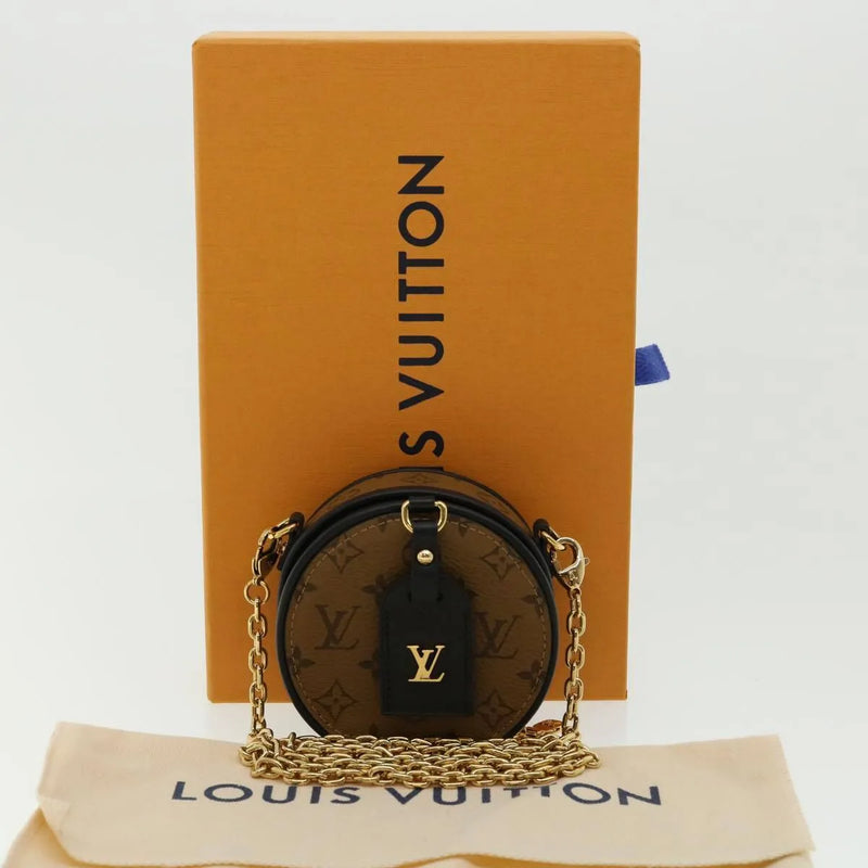 Louis Vuitton Boite Chapeau Souple Reverse Monogram Giant Brown Canvas Bag