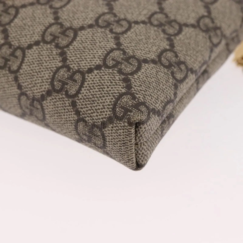 Gucci Pochette Gg Canvas Beige Pvc Bag