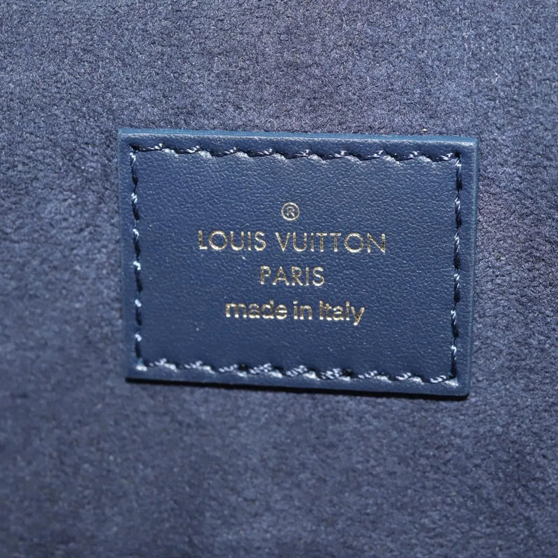 Louis Vuitton Vanity Case Monoglam Jacquard Canvas Navy Bag