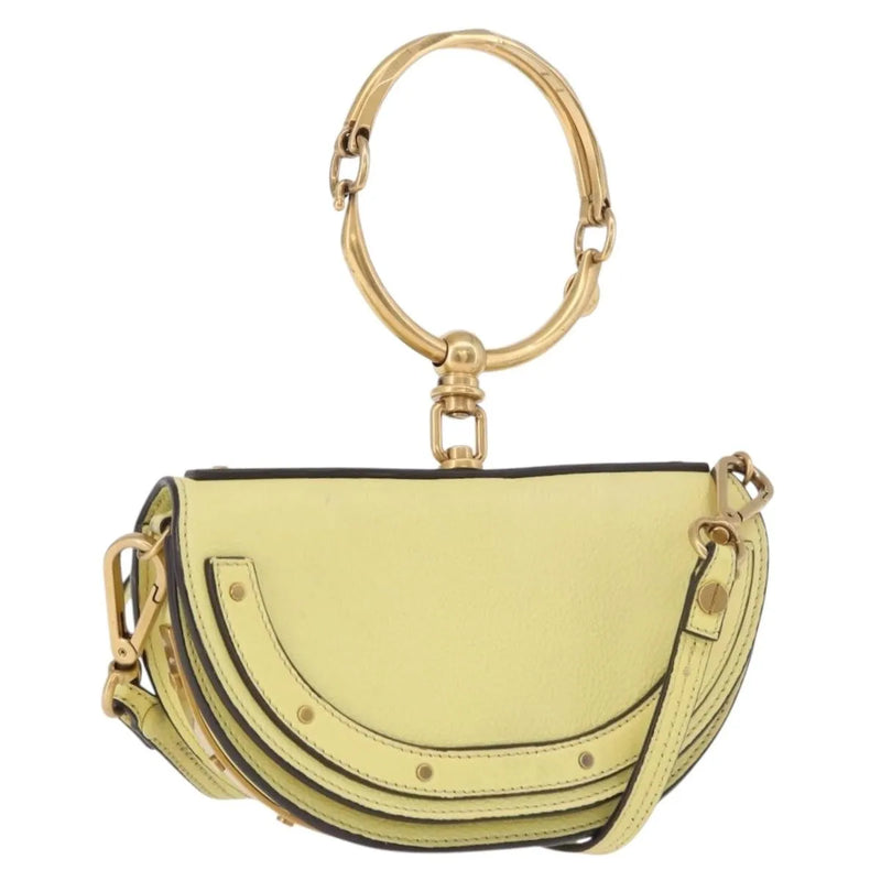 Chloe Nile Leather Yellow Bag