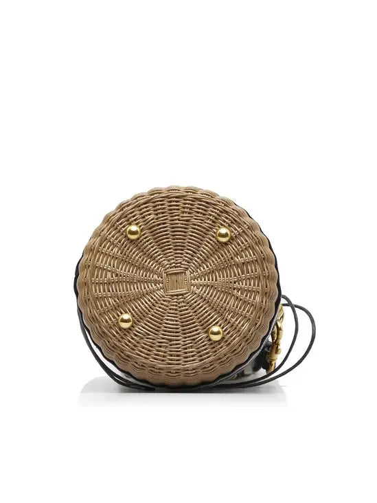 Christian Dior Bucket Rotin Other Wicker Bag