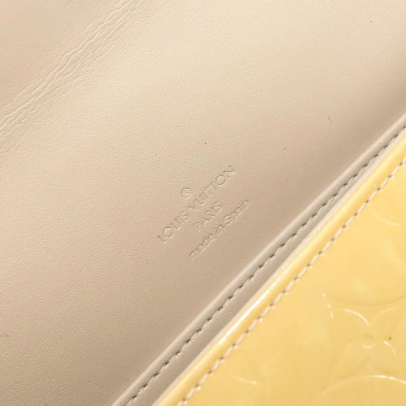 Louis Vuitton Thompson Street Monogram Vernis Beige Patent_leather Bag