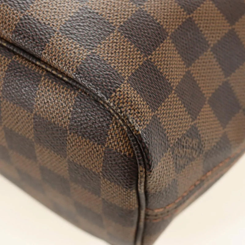Louis Vuitton Neverfull Tote Damier Brown Canvas Bag