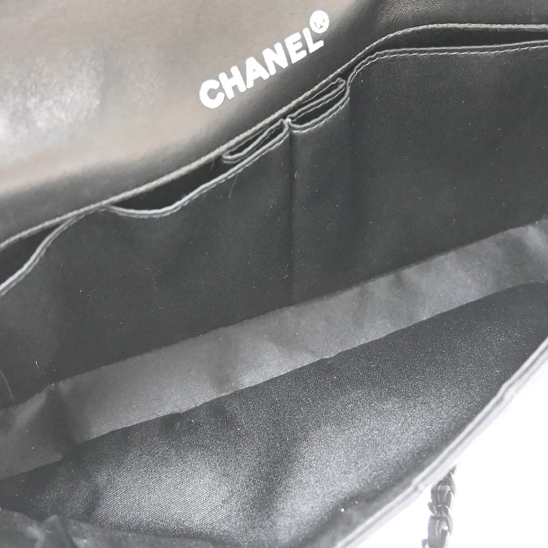Chanel Travel Line Flap Quilted Nylon Black Bag