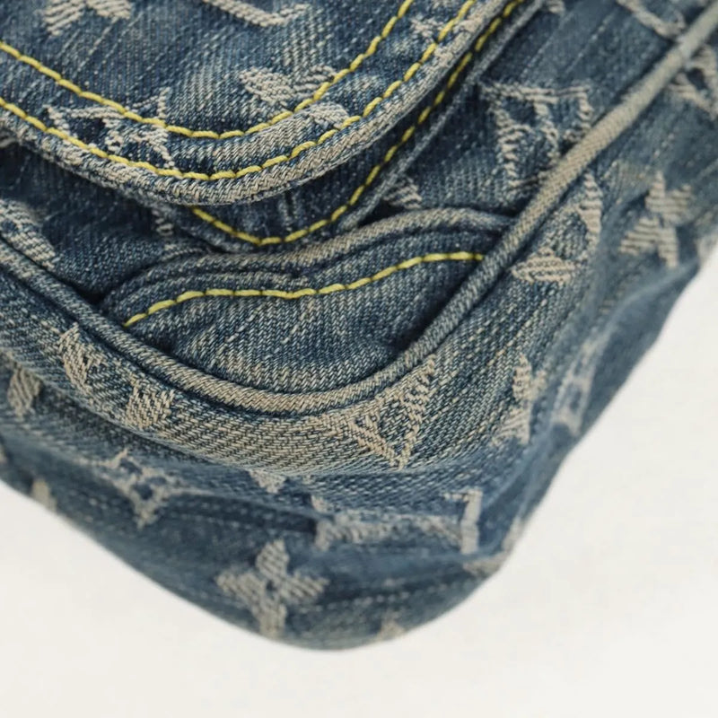 Louis Vuitton Camera Monogram Denim Blue Denim_jeans Bag