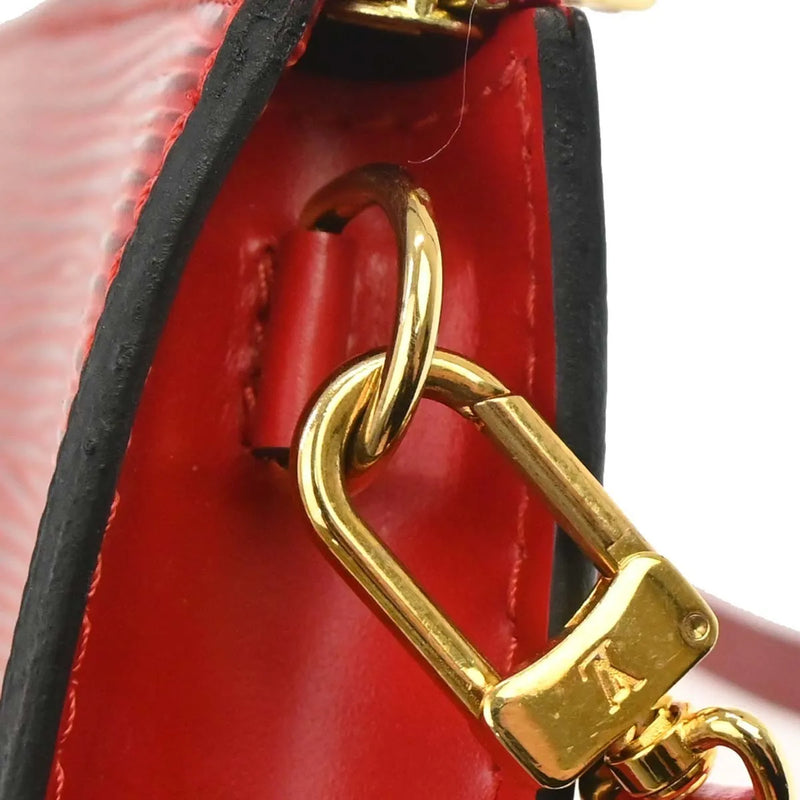 Louis Vuitton Pochette Accessoires Epi Red Leather Bag