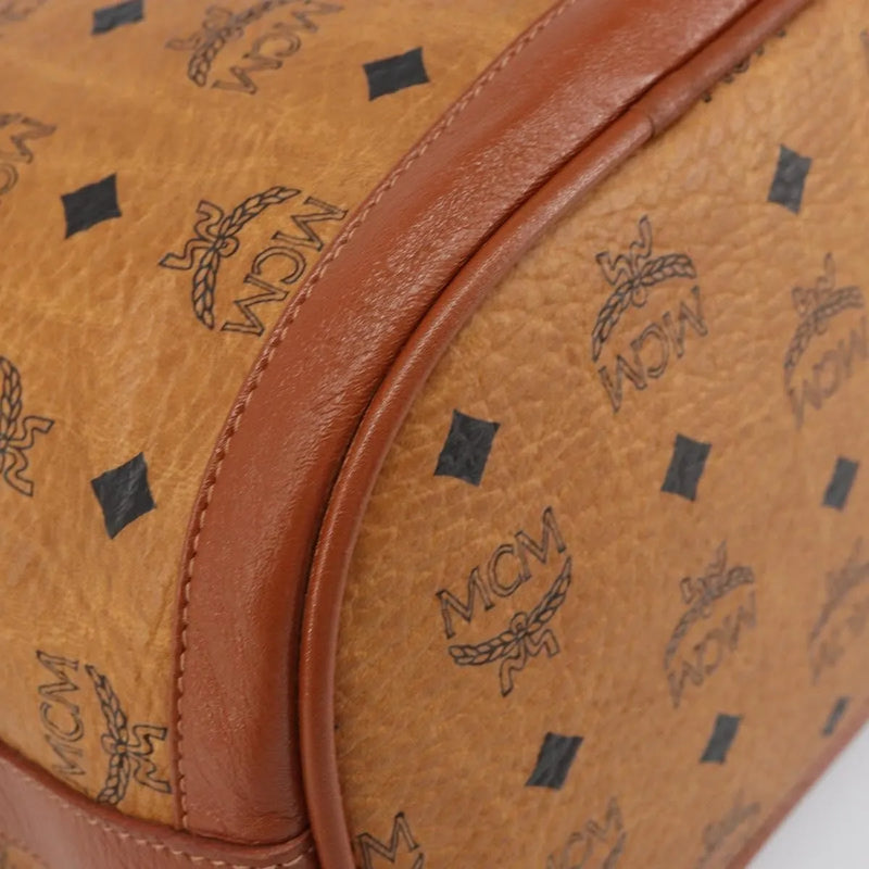 Mcm Visetos Pvc Brown Bag